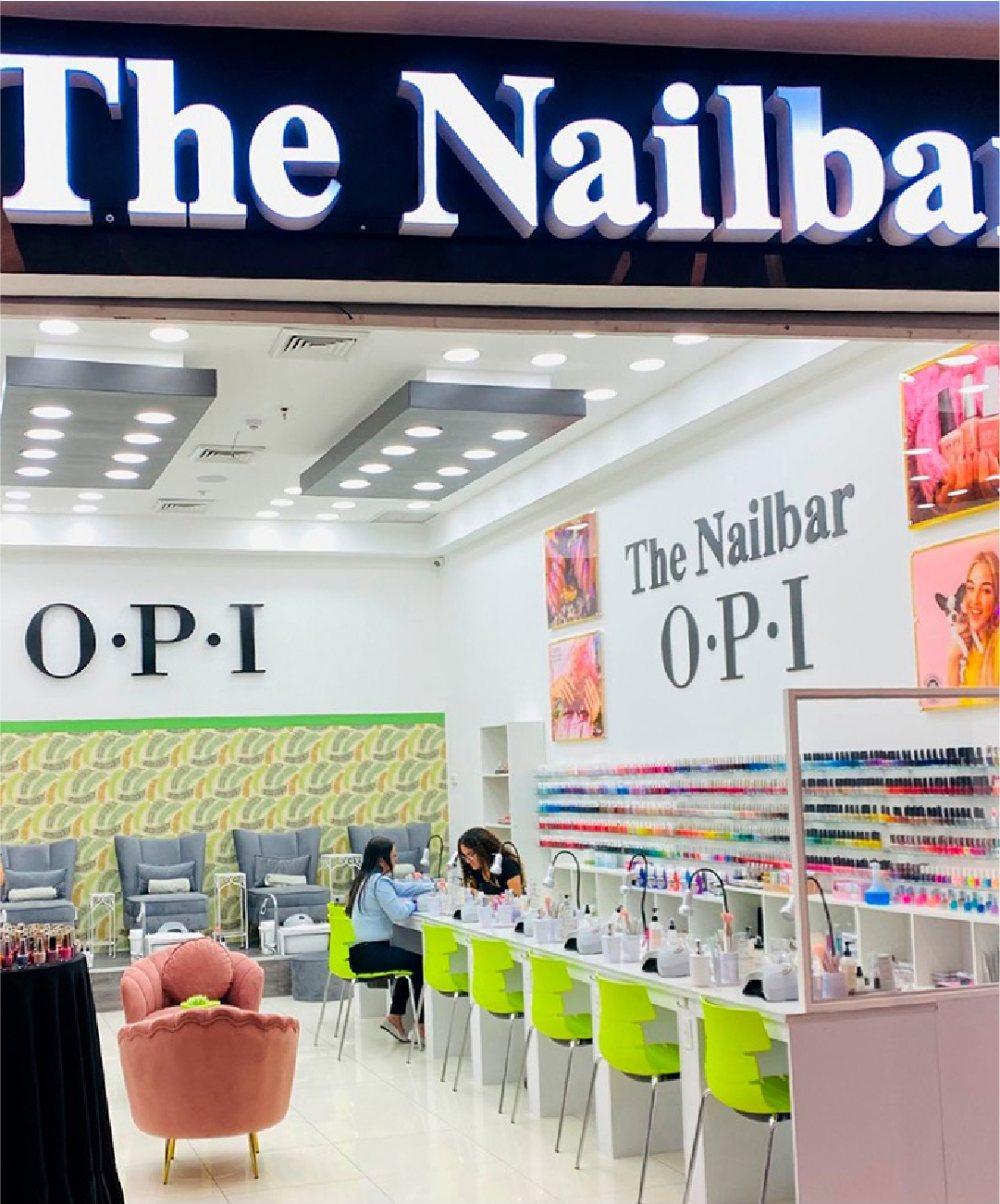 the nail bar opi